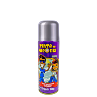 CARNAVAL TINTA P/CAB.SPRAY 150ML METAL.PRATA